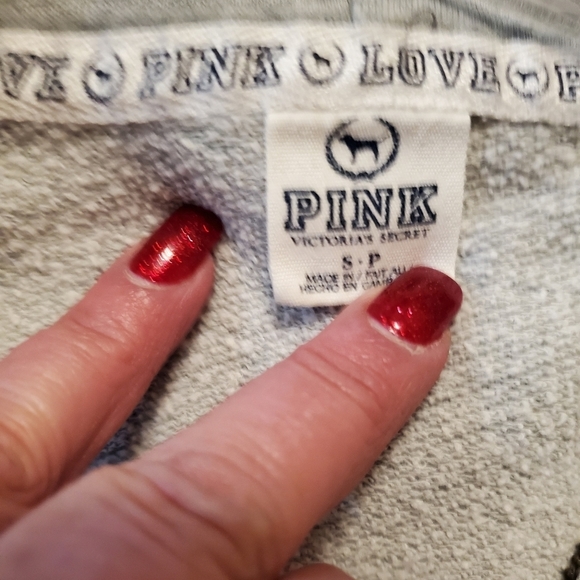 PINK Victoria Secret Hooded Sweat Jacket - Picture 3 of 6
